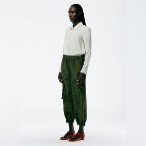 Tibi XS-long Crispy Nylon Wilt Jogger